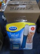 *Scholl Velvet Smooth Electronic Nail Care System