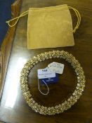 Vintage Retired Swarovski Crystal & Gilt Choker