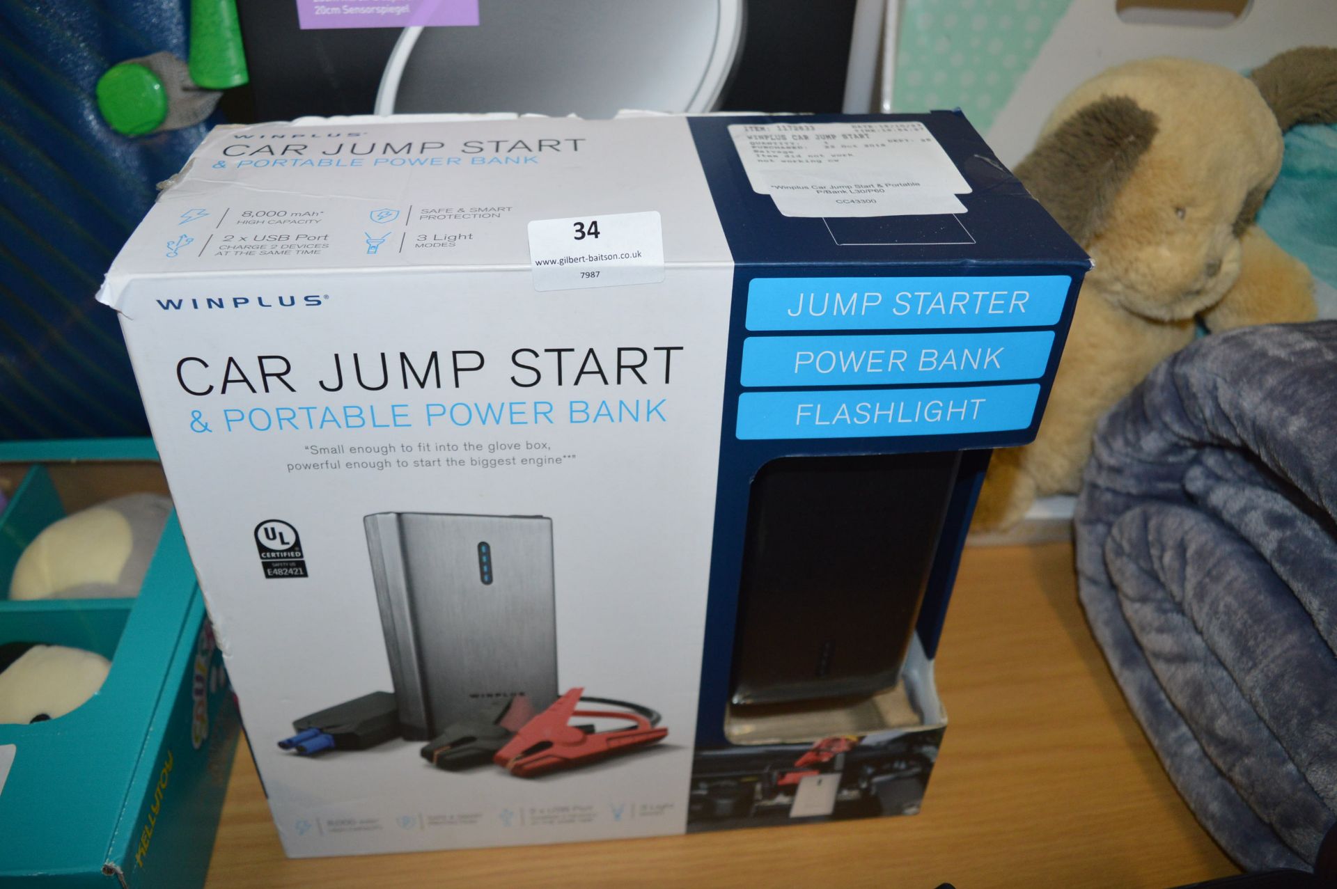 *Winplus Car Jump Starter & Portable Power Bank