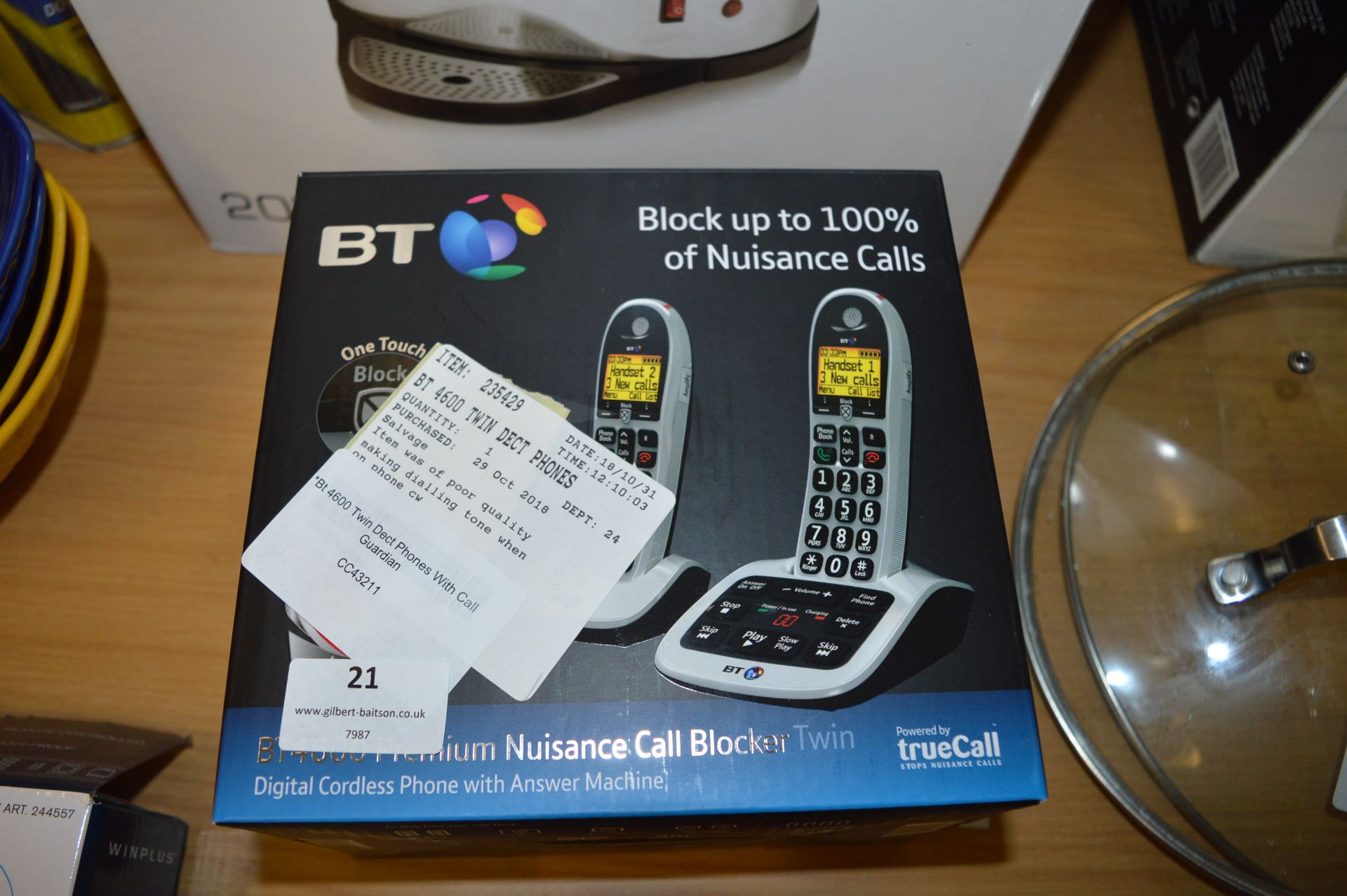 *BT 4600 Twin Dect Phones with Call Guardian