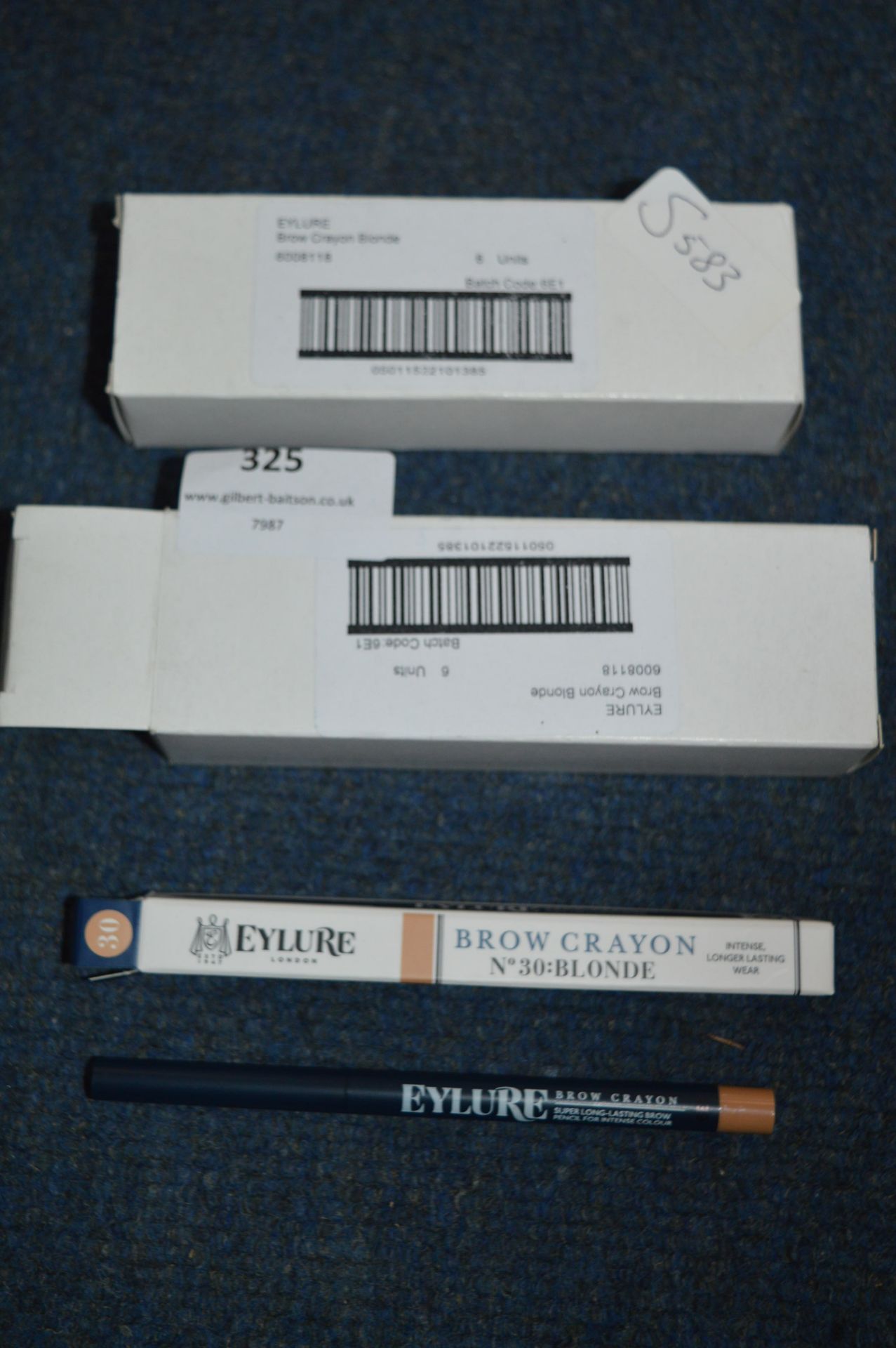 *Eyebrow Crayon "Blonde" 2x 6pk