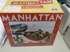 *Manhattan Colour Bowls 4pk