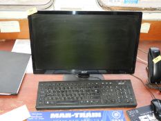*Acer Flatscreen Monitor, Keyboard and Mouse