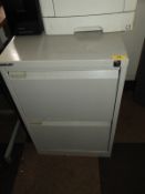 *Bisley Two Drawer Foolscap Filing Cabinet