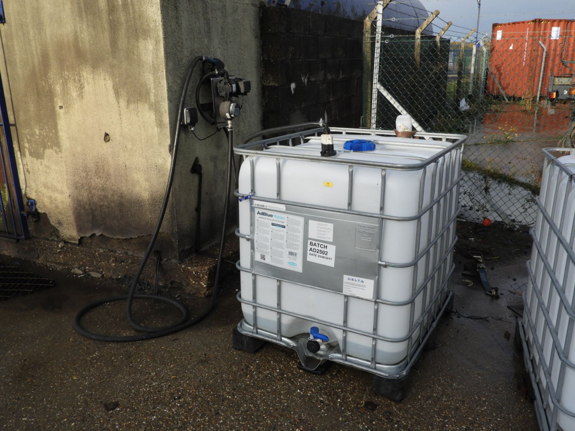 *Approximately 100L of Adblue with Dispensing Pump