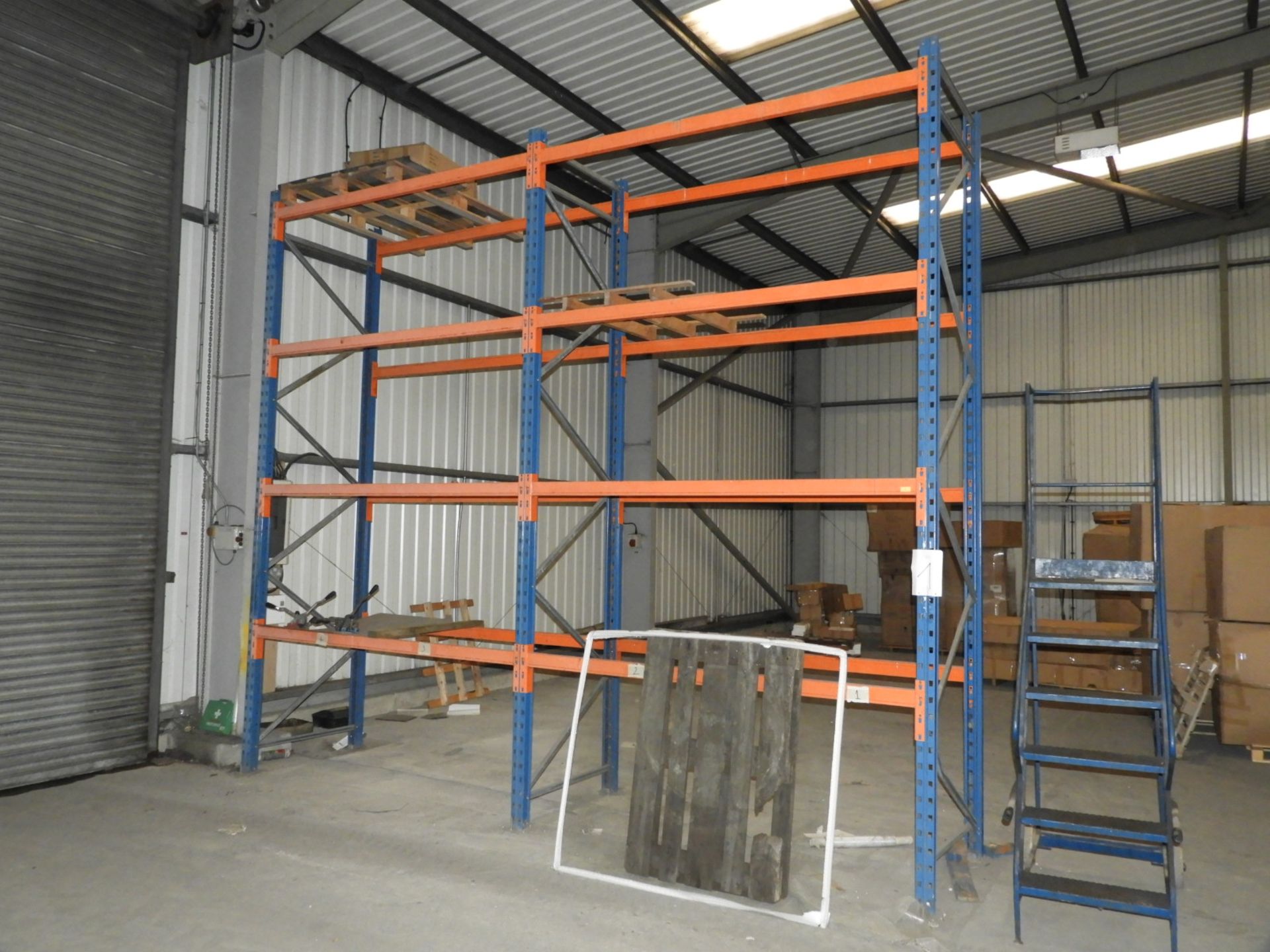 *Two Bays of Light Duty Pallet Racking Comprising