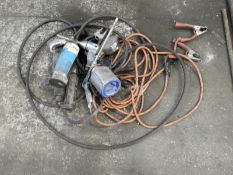 *Assorted Jump Start Cables, Pneumatic Drill, Tyre
