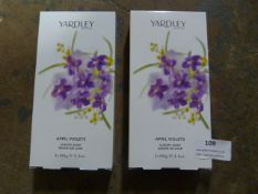 *Two Packs of Yardley April Violets Soap