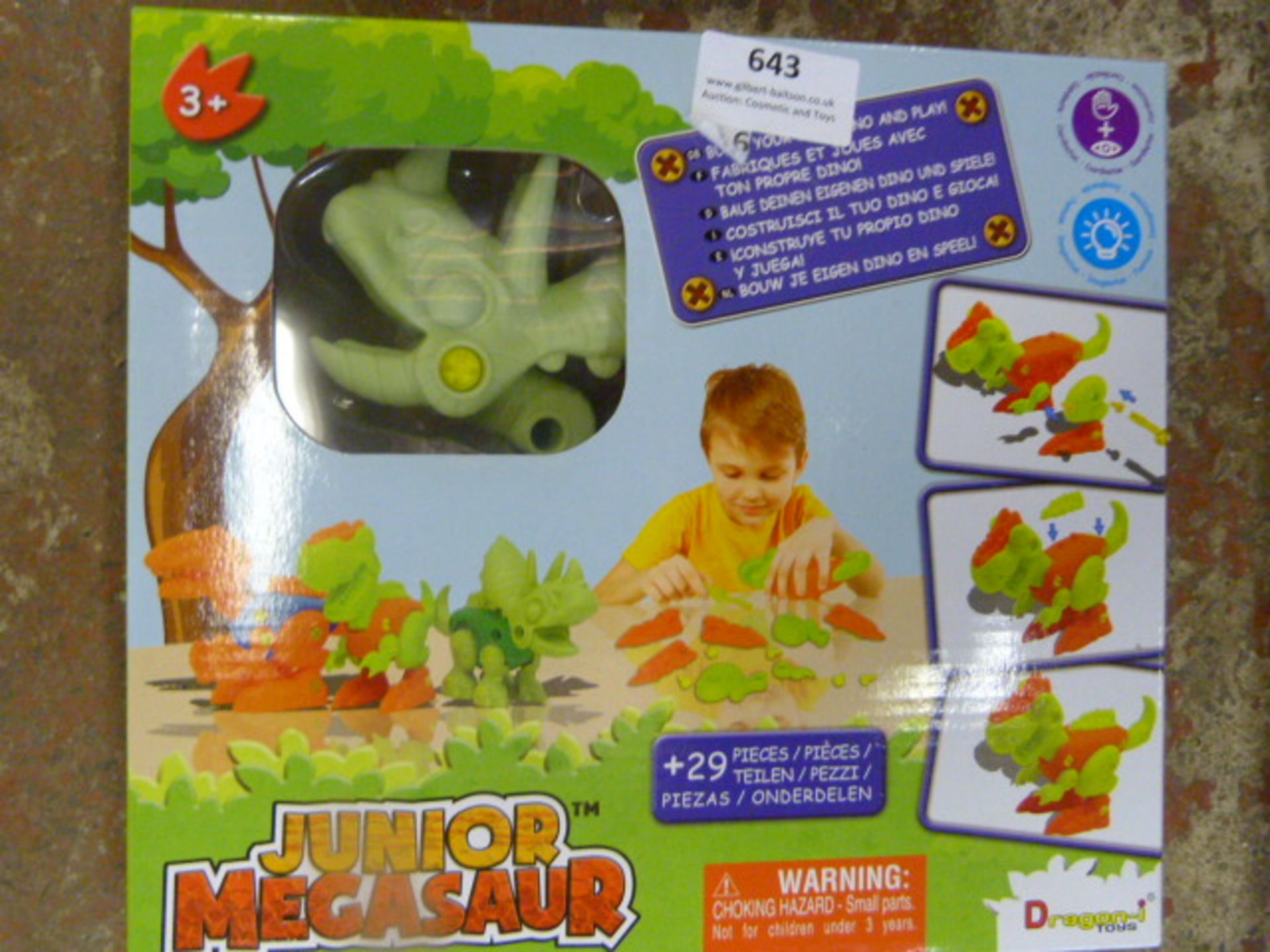 *29 Piece Build Your Own Dinosaur Junior Megasaw