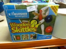 *Kingfisher Wooden Skittles