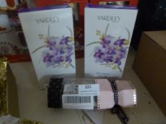 *Two Packs of Yardley April Violets Soaps and a Ba