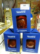 *Vaseline Lip Therapy 3x20g