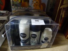 *Three Nivea Men's Essentials Shaving Gift Sets