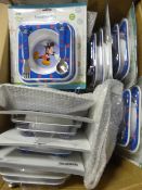 *Box of Disney Mickey Mouse Dinner Sets