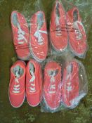 *Four Pairs of Pink Trainers Size:3