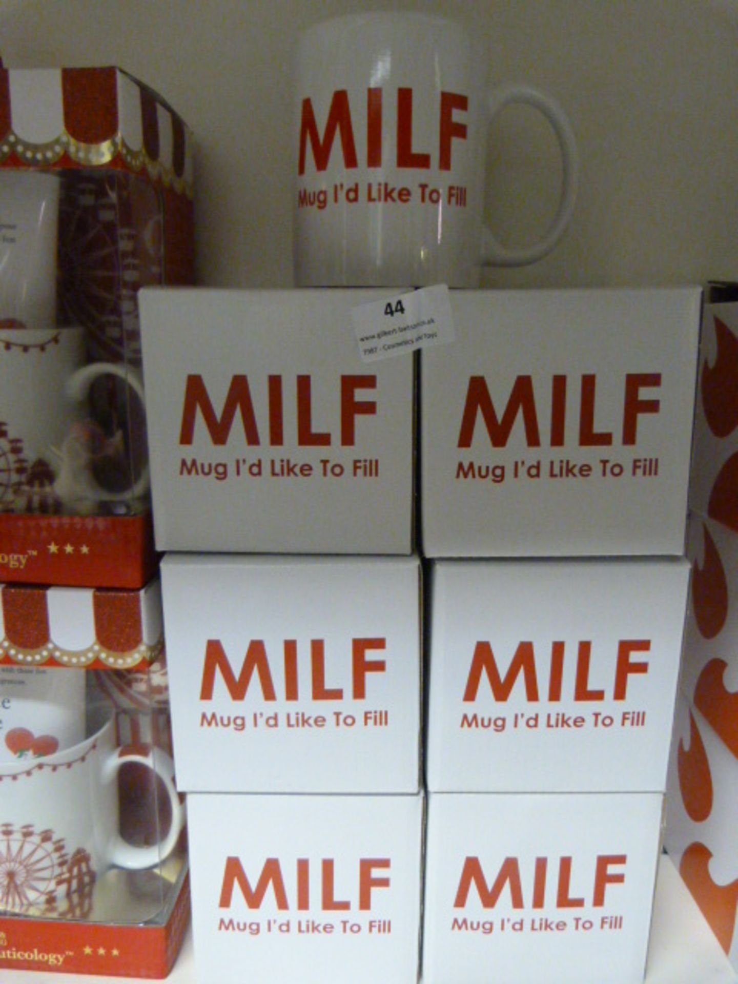 *Six Novelty "M.I.L.F" Mugs