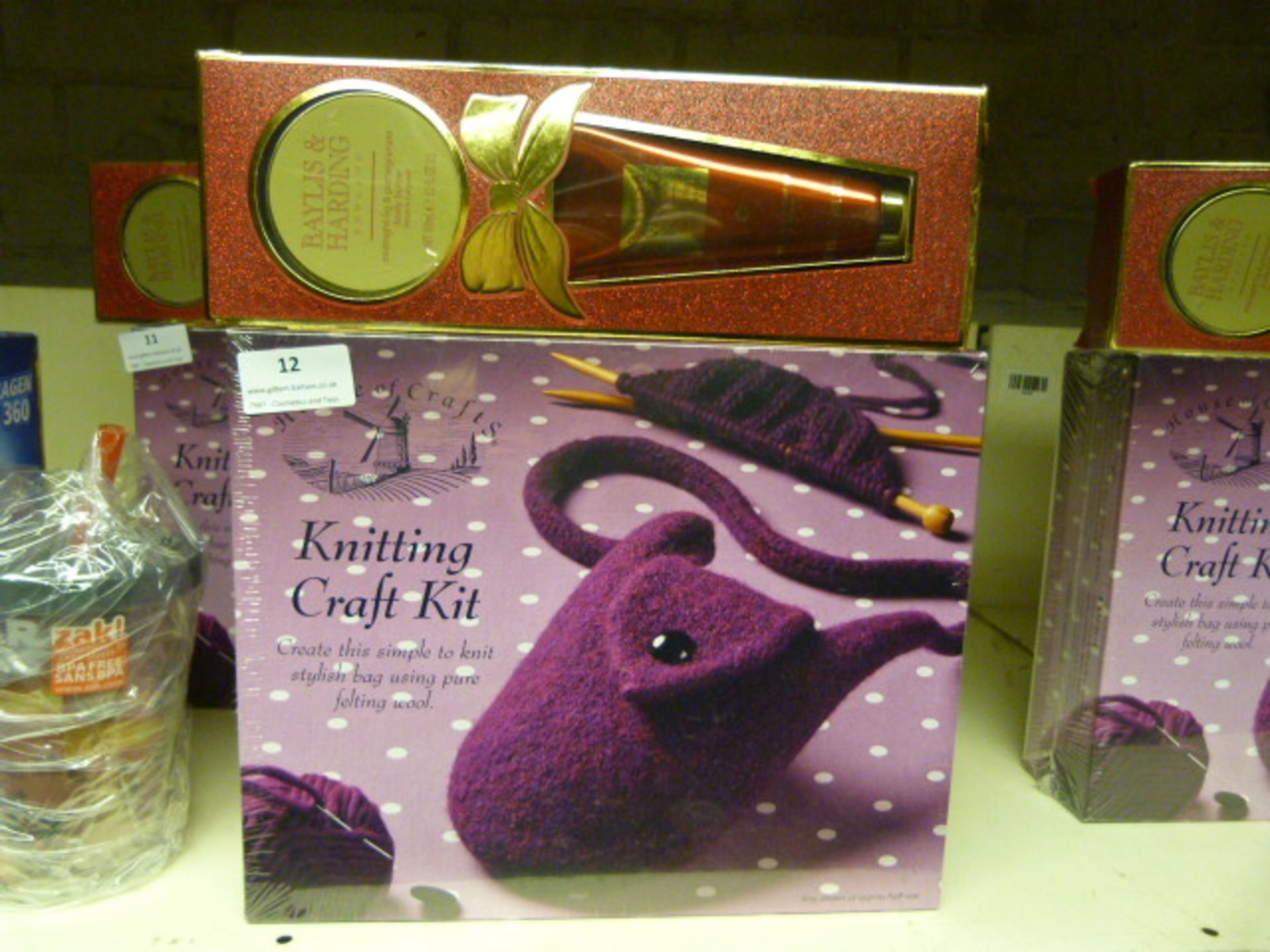 *Knitting Craft Kit and a Baylis & Harding Body Bu