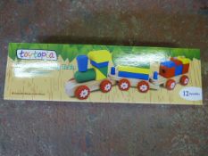 *Toytopia Wooden Stacking Train