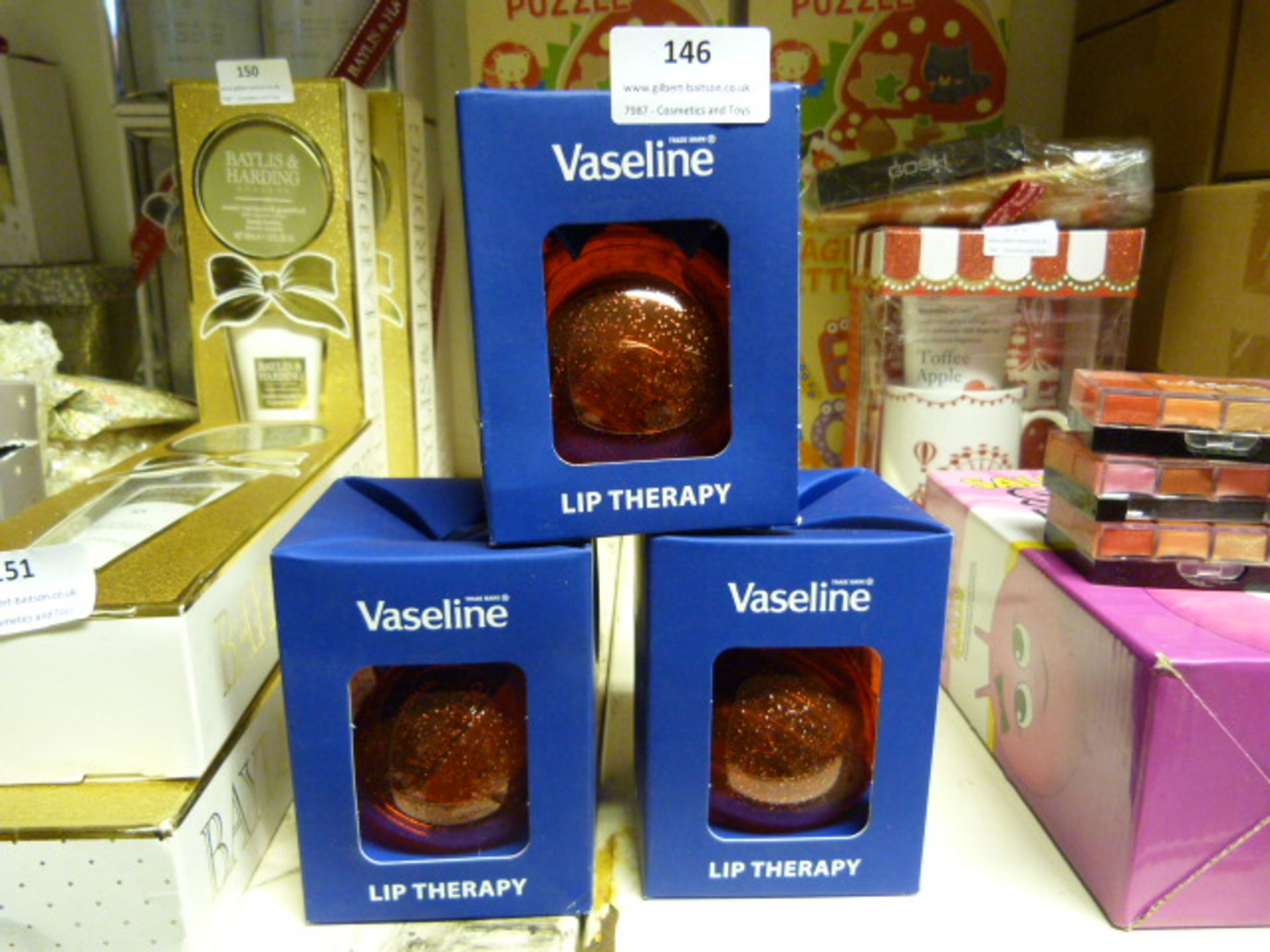 *Vaseline Lip Therapy 3x20g