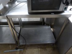 *Stainless Steel Preparation Table/Trolley with Sh