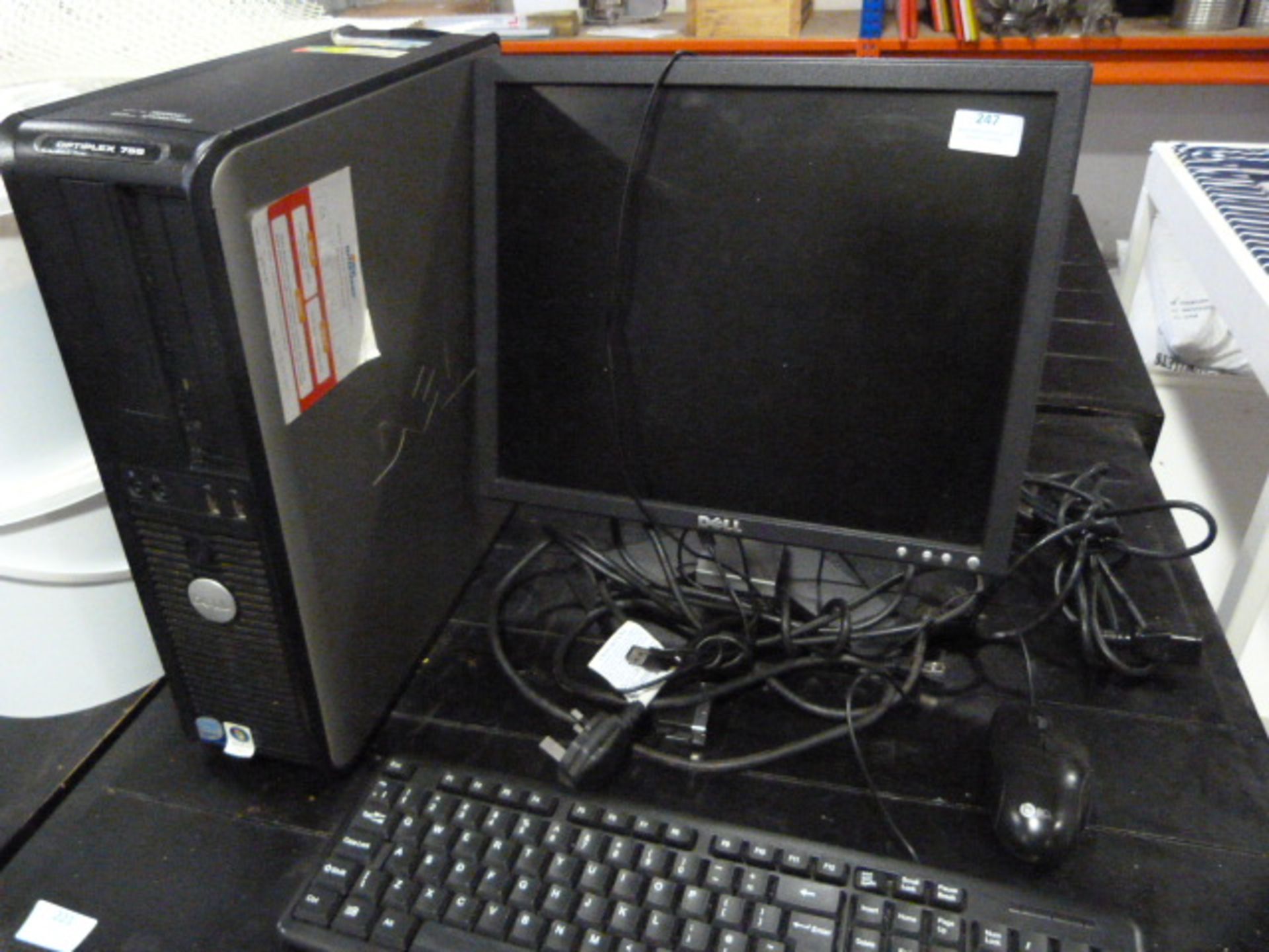 *Dell Computer with Monitor and Keyboard