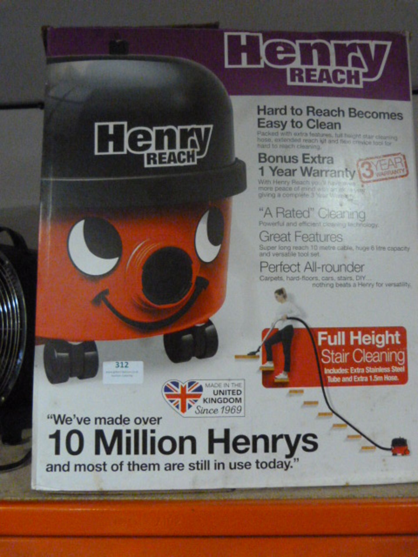 *Henry Reach Vacuum Cleaner