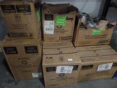 *Large Quantity of Plastic Food Tubs with Lids