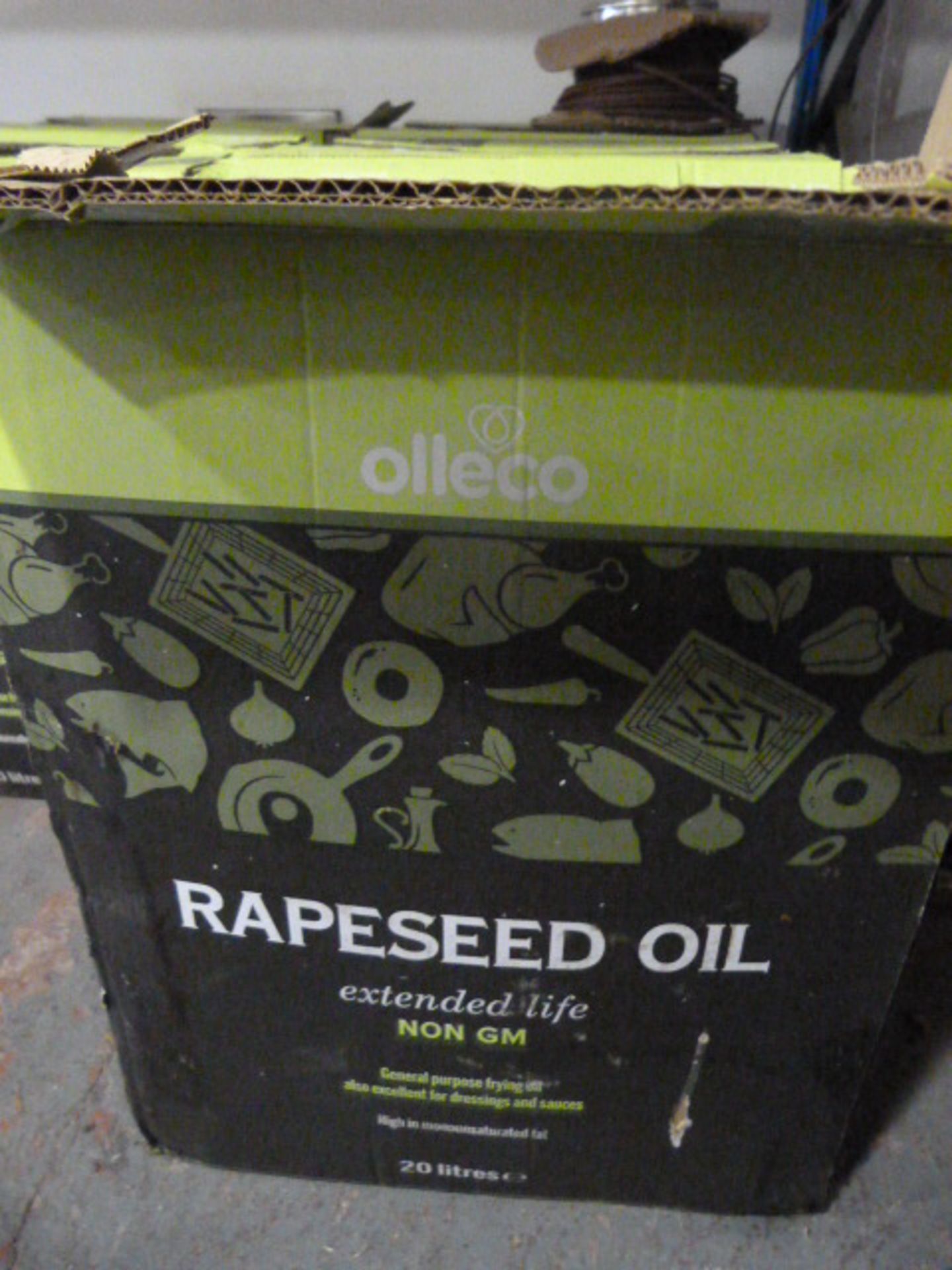 *20L Bottle of Non GM Rapeseed Oil