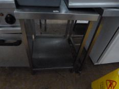 *Stainless Steel Preparation Table with Shelf 60x7