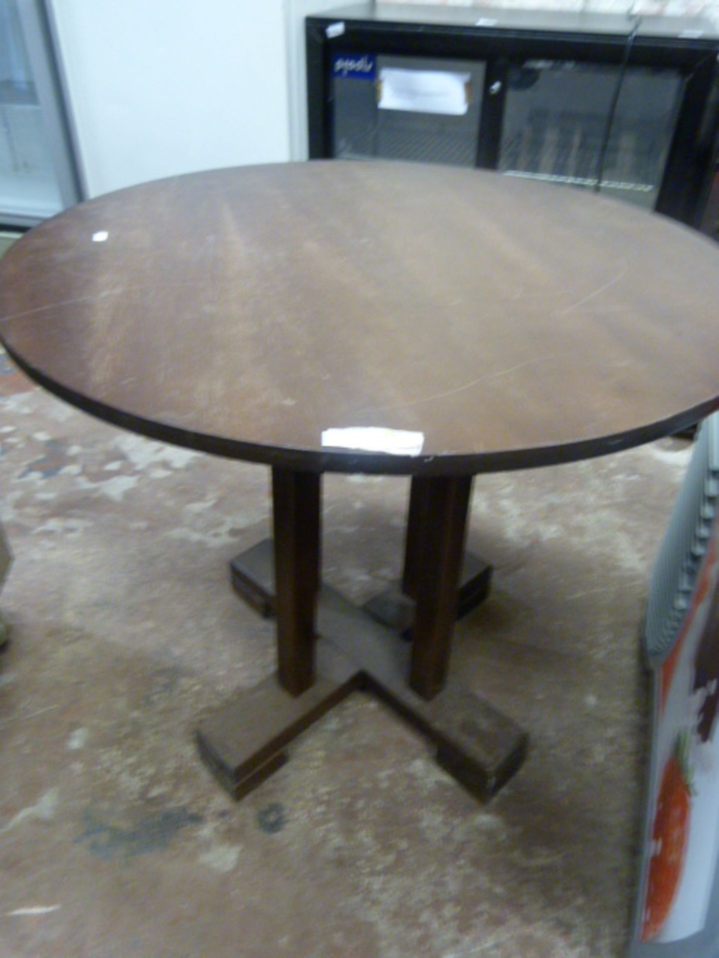 Circular Wooden Pub Table