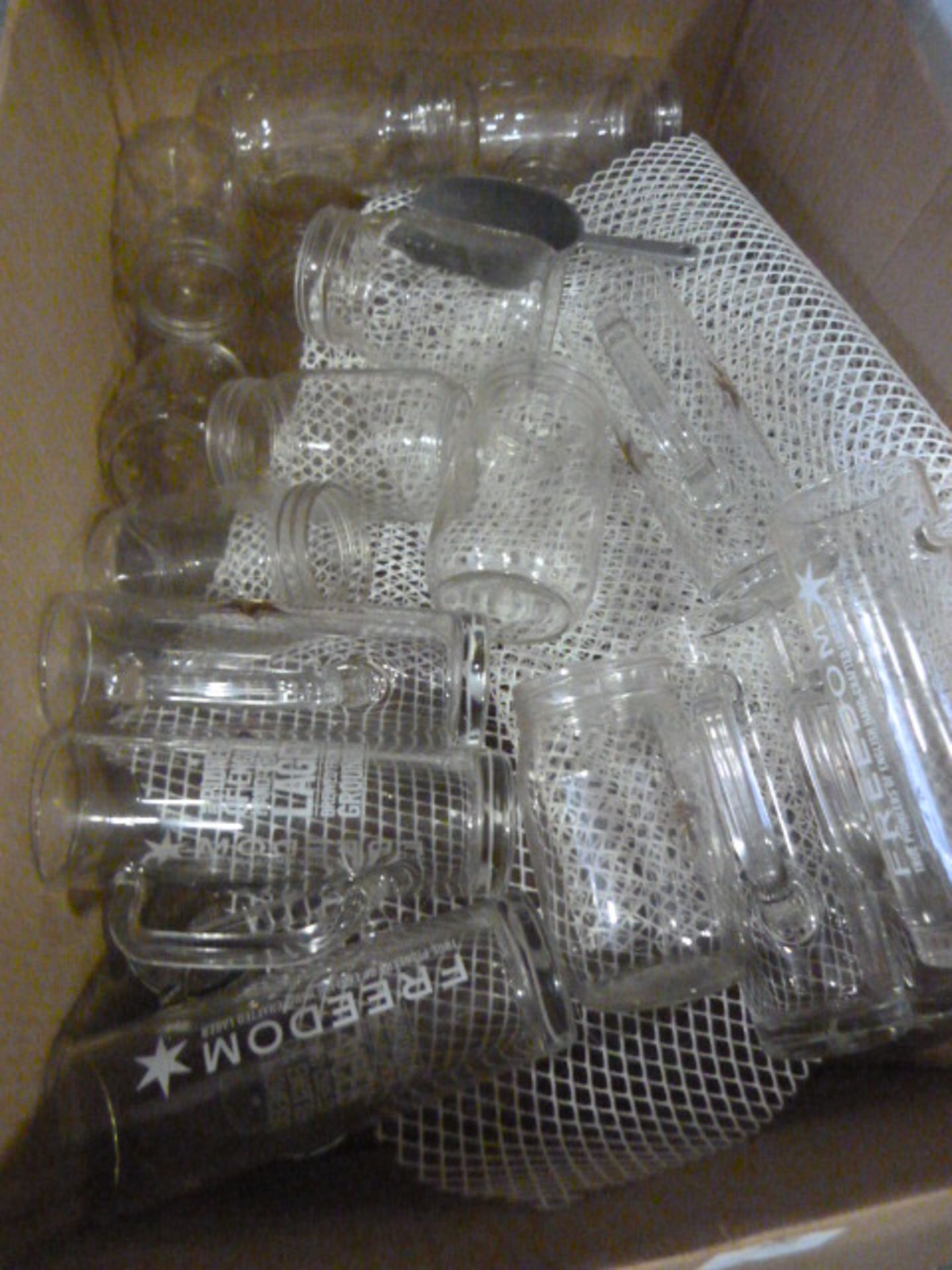 *Box of Glass Tankards and Jars