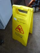 *Folding Wet Floor Warning Sign