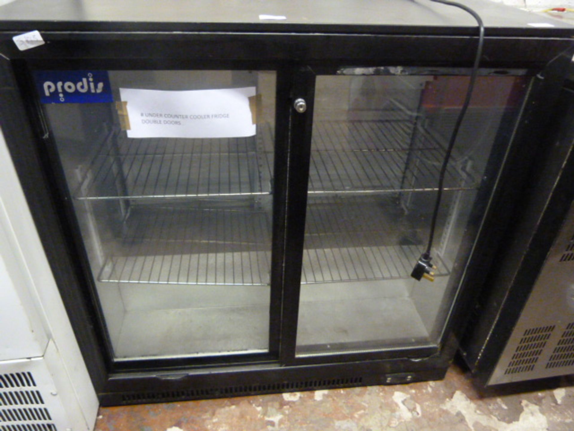 Undercounter Double Door Cooler