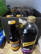 *Eight Bottles of Schweppes Blackcurrant Flavoured