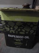 *20L Bottle of Non GM Rapeseed Oil