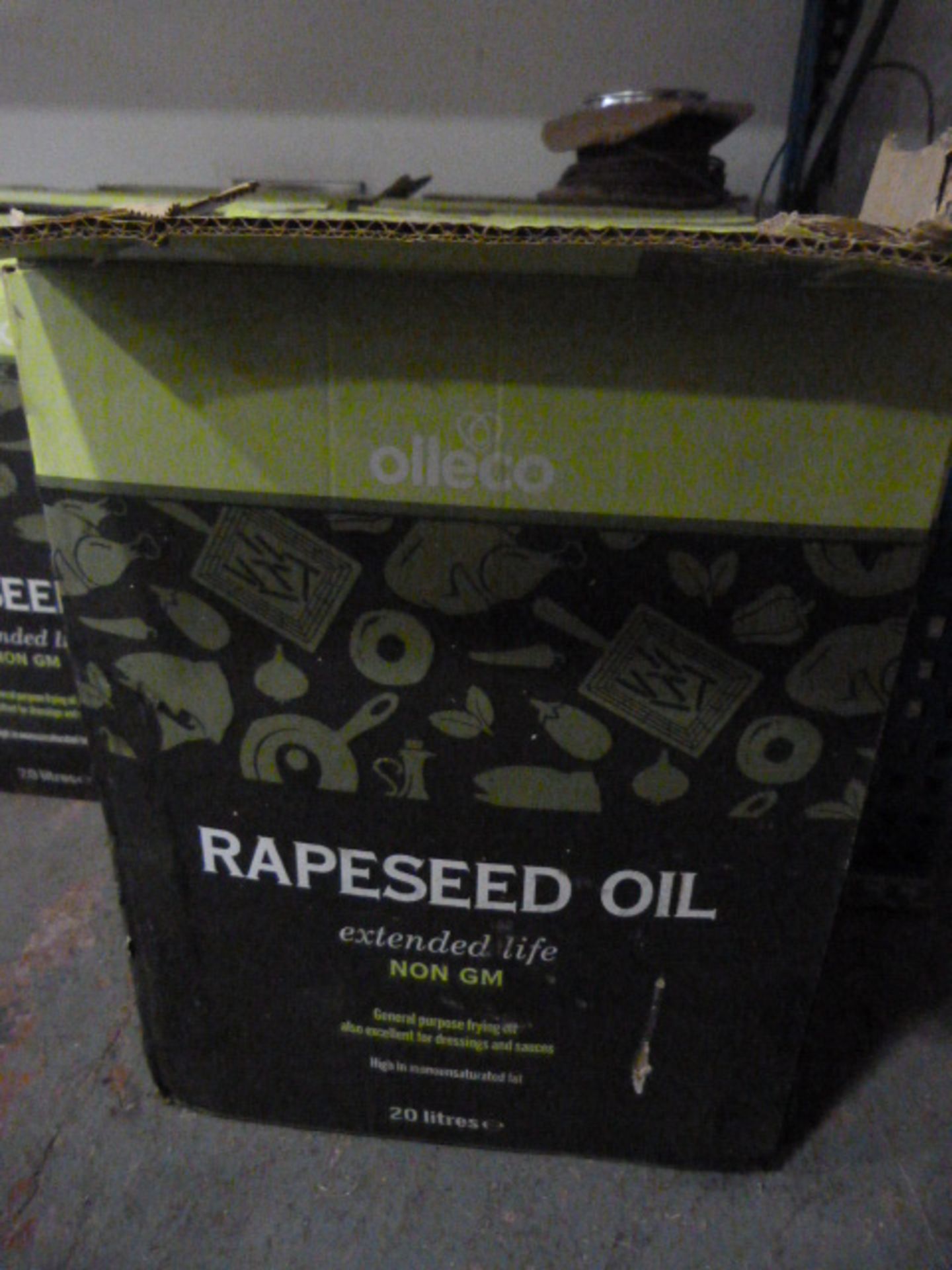 *20L Bottle of Non GM Rapeseed Oil