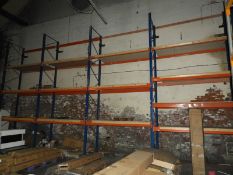 *4 Bays of Heavy Duty Pallet Racking Comprising of