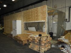 *Plywood Sectional Building with Electrics