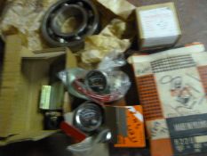 Box of Assorted Vehicle Parts