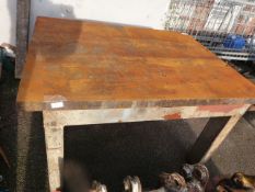 *Steel Workshop Table 122x91.5x75cm