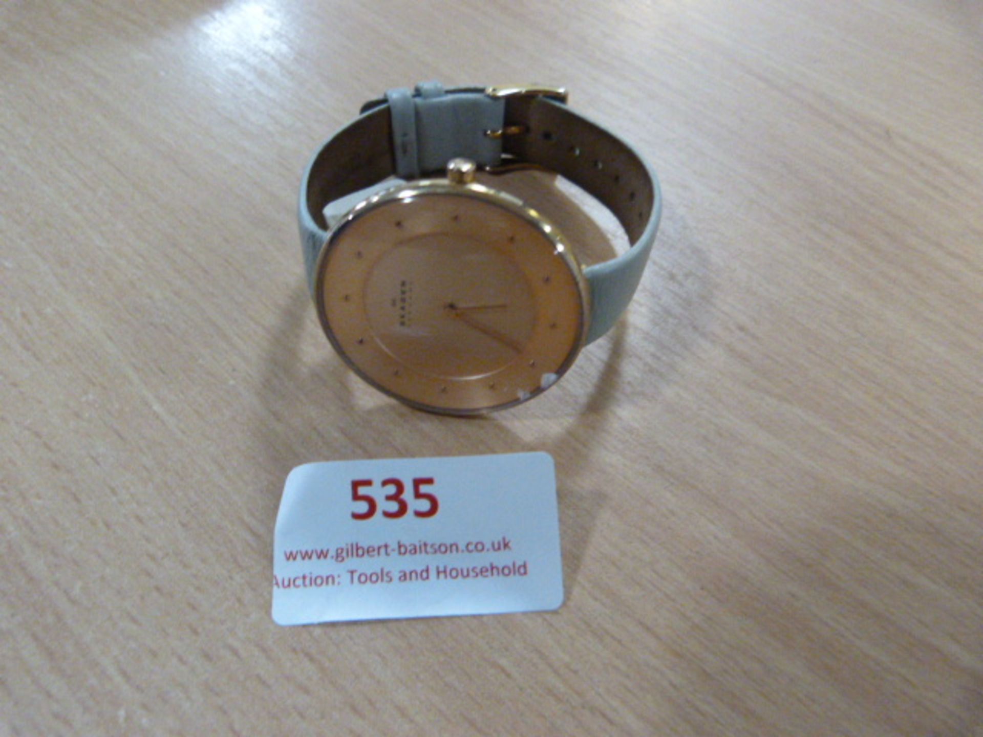 Skagen Ladies Wristwatch with Leather Strap