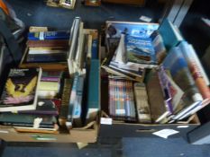 Two Boxes of Books, Dr Who DVD Boxset, etc.