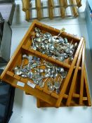 Collectors Teaspoons with Four Display Shelves