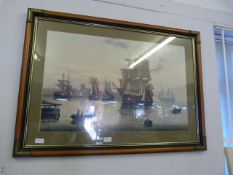Large Framed Print - Sailing Ship "River Humber"