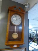 Wood Cased Wall Clock