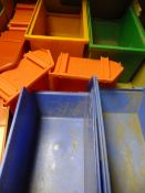 *Box of Plastic Storage Trays