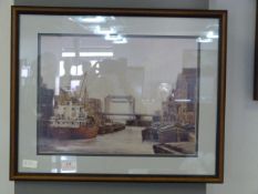 Framed Jack Rigg Print - River Hull
