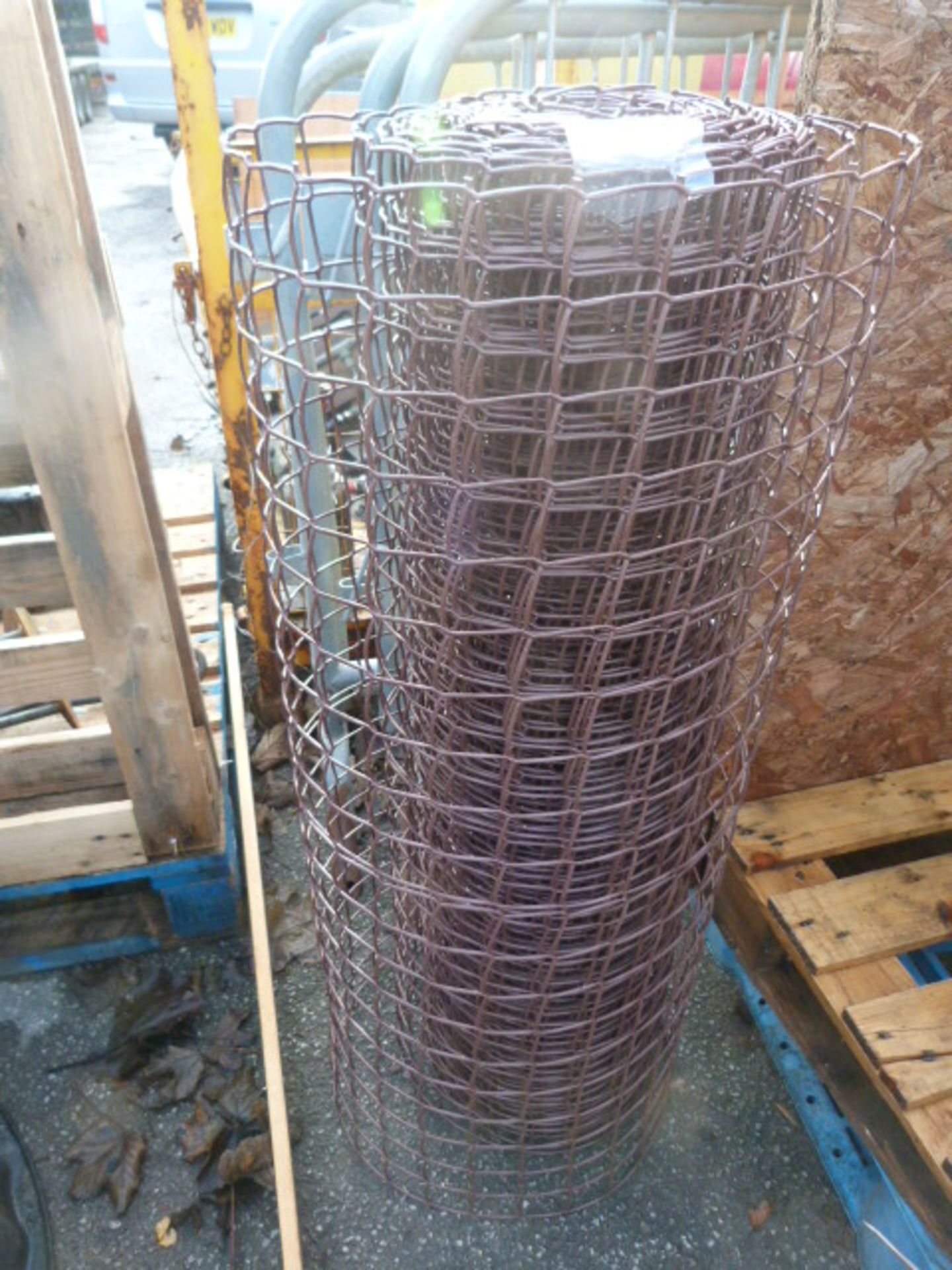 Roll of Brown Wire Mesh