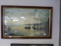 Framed Print - Coastal Scene
