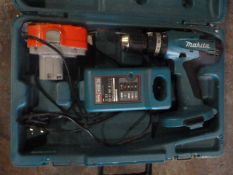 *Makita Cordless Drill with Battery and Charger